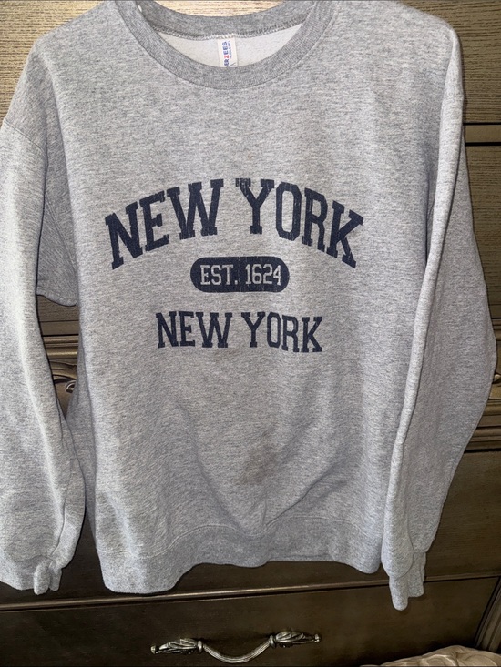 Other - Gray New York Graphic Crewneck Sweatshirt